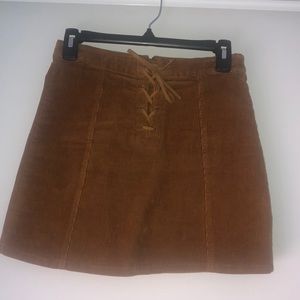 forever 21 corduroy skirt